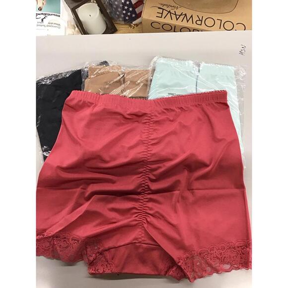 Rhonda shear pin up briefs 4 pack size 1X new from HSN ruched lace - Picture 2 of 4